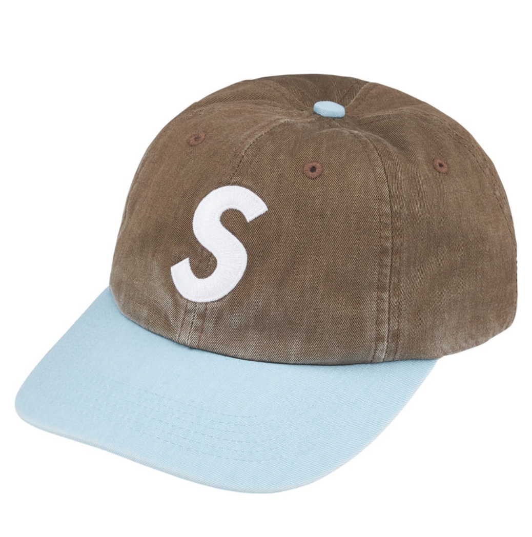 Supreme 25fw week1 2tone slogo 6 panel Supreme Pigment Coated 2