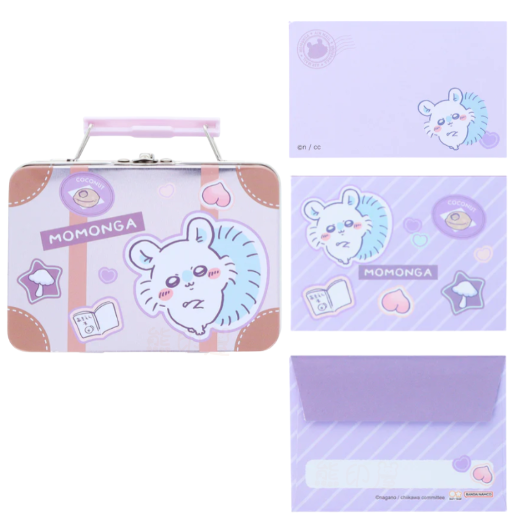 Chiikawa飛鼠迷你信紙鐵盒套裝