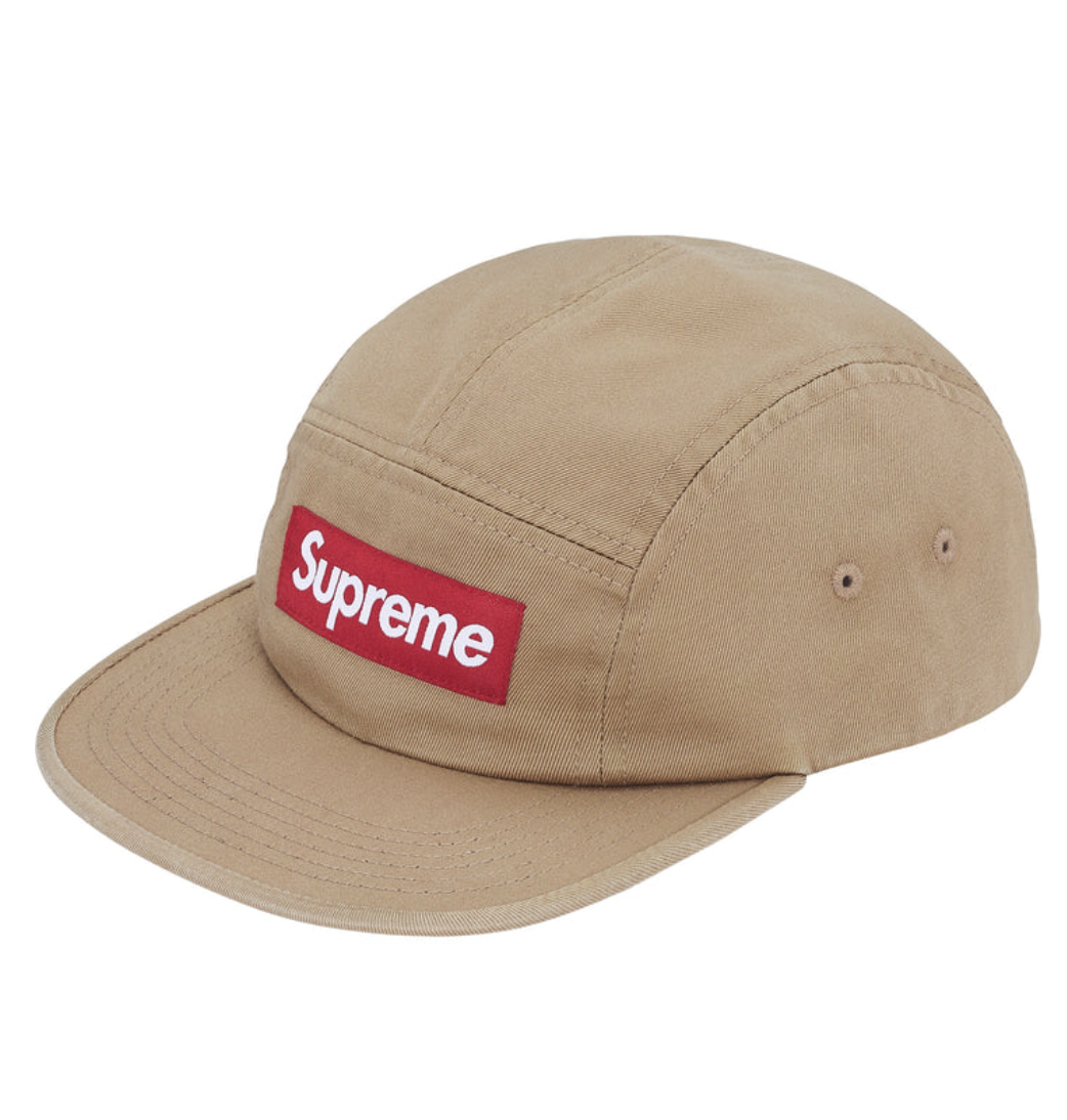 U*い様 Supreme 25SS Washed Chino Twill Cam Supreme FW25 Washed Chino Twill Camp Cap