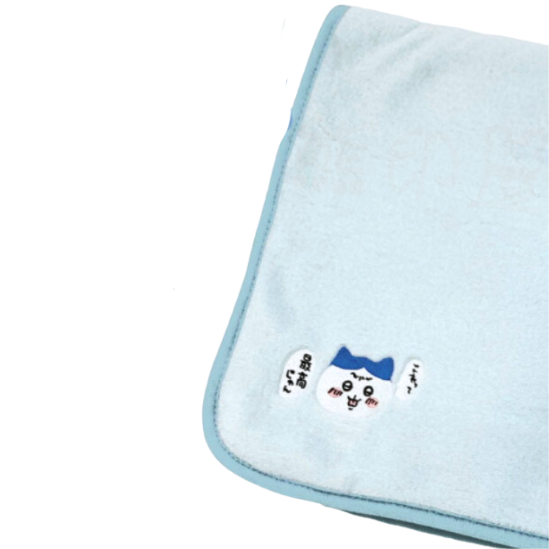 Chiikawa小八貓柔軟毛毯(可收納)