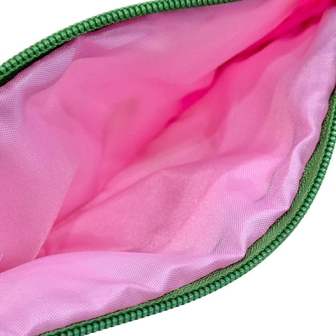 美版 Sanrio Hello Kitty 抹茶甜點系列 - 扁身拉鏈筆袋