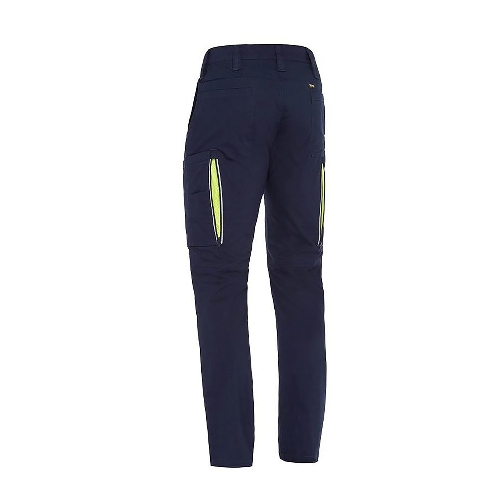 BPC6150 BPTC 藍色 超涼氣流大腿透氣彈性工作褲 (無反光條)