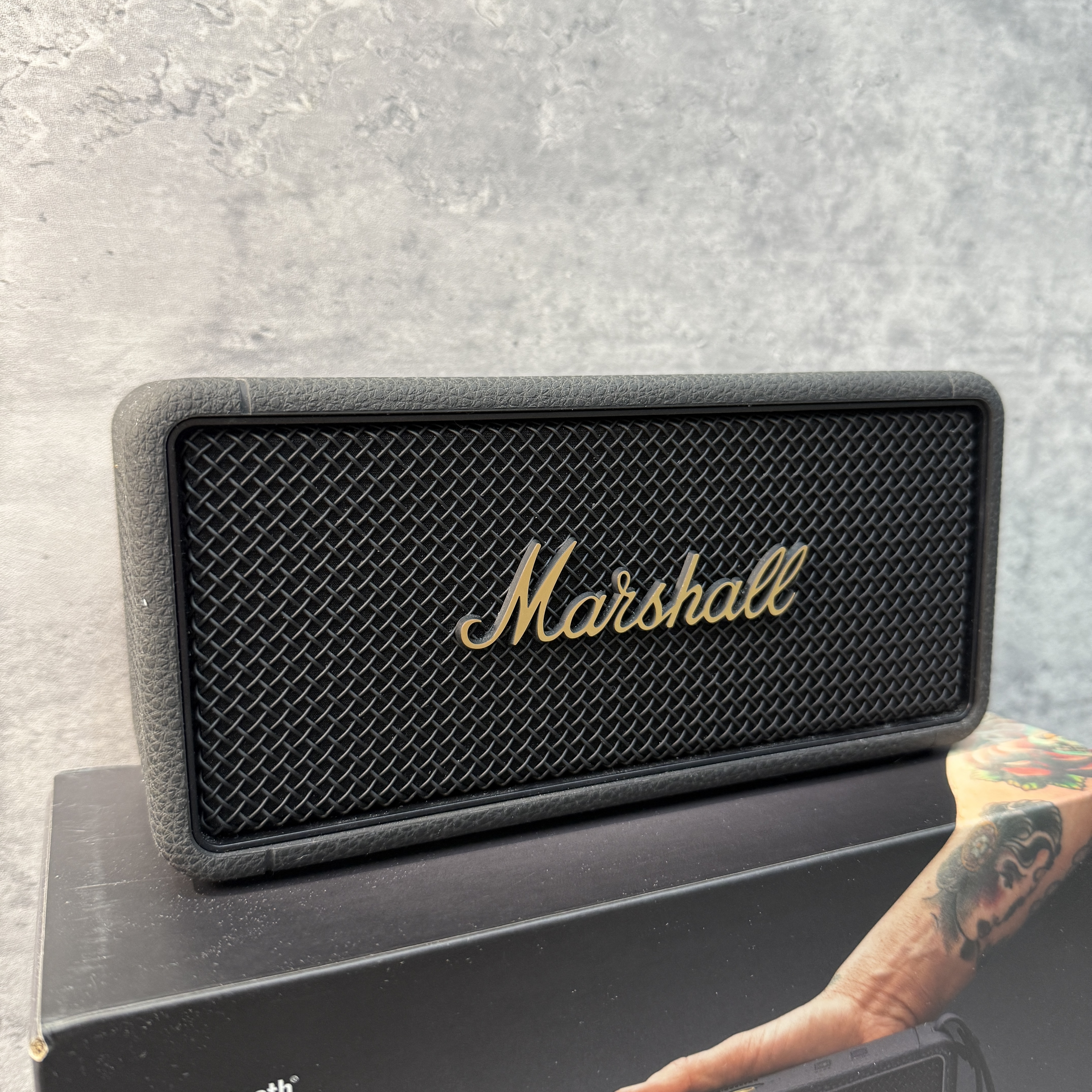 【二手】Marshall Middleton 便攜式藍牙喇叭 黑色