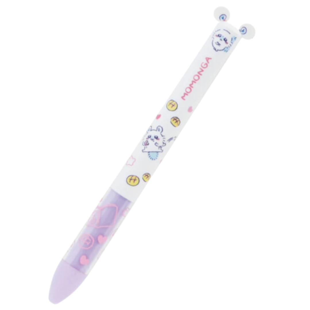 日本Chiikawa 飛鼠雙色原子筆(黑/紅色)日本製(平行進口)