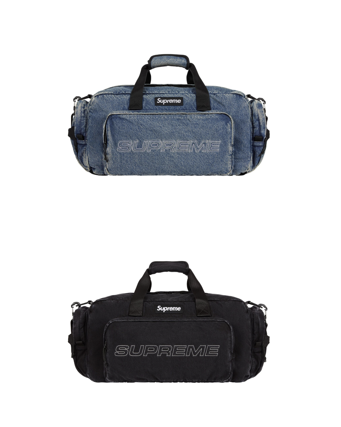 Supreme FW25 Denim Duffle Bag