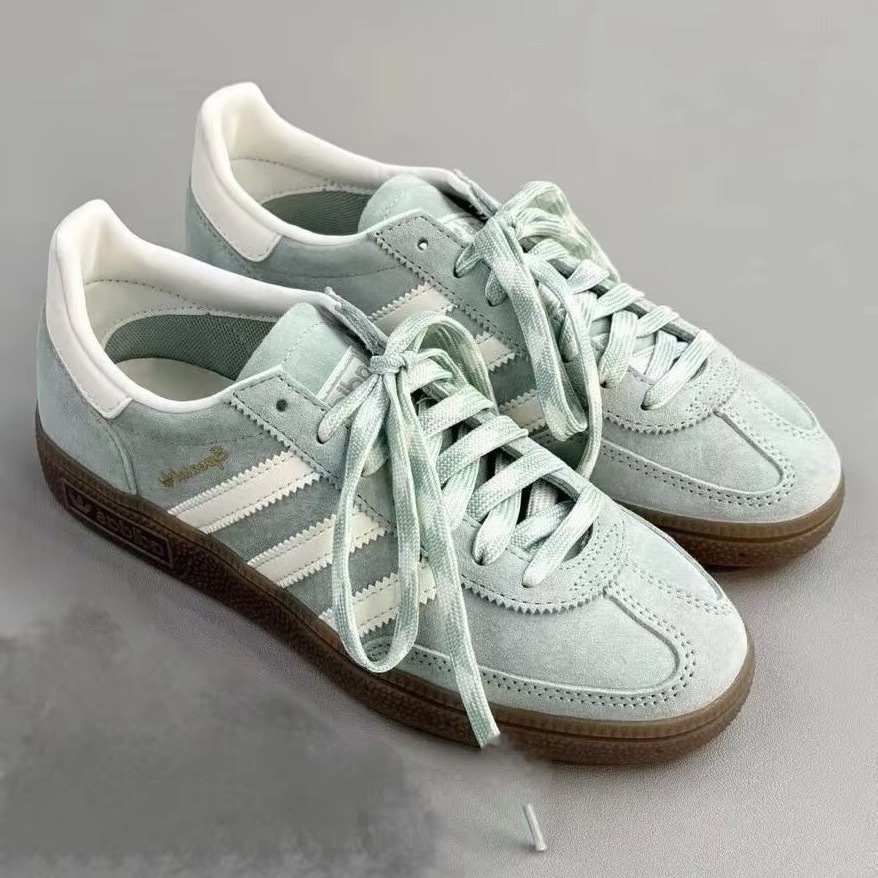 ADIDAS HANDBALL SPEZIAL 薄荷綠 麂皮 復古 焦糖底 女鞋 KJ6302