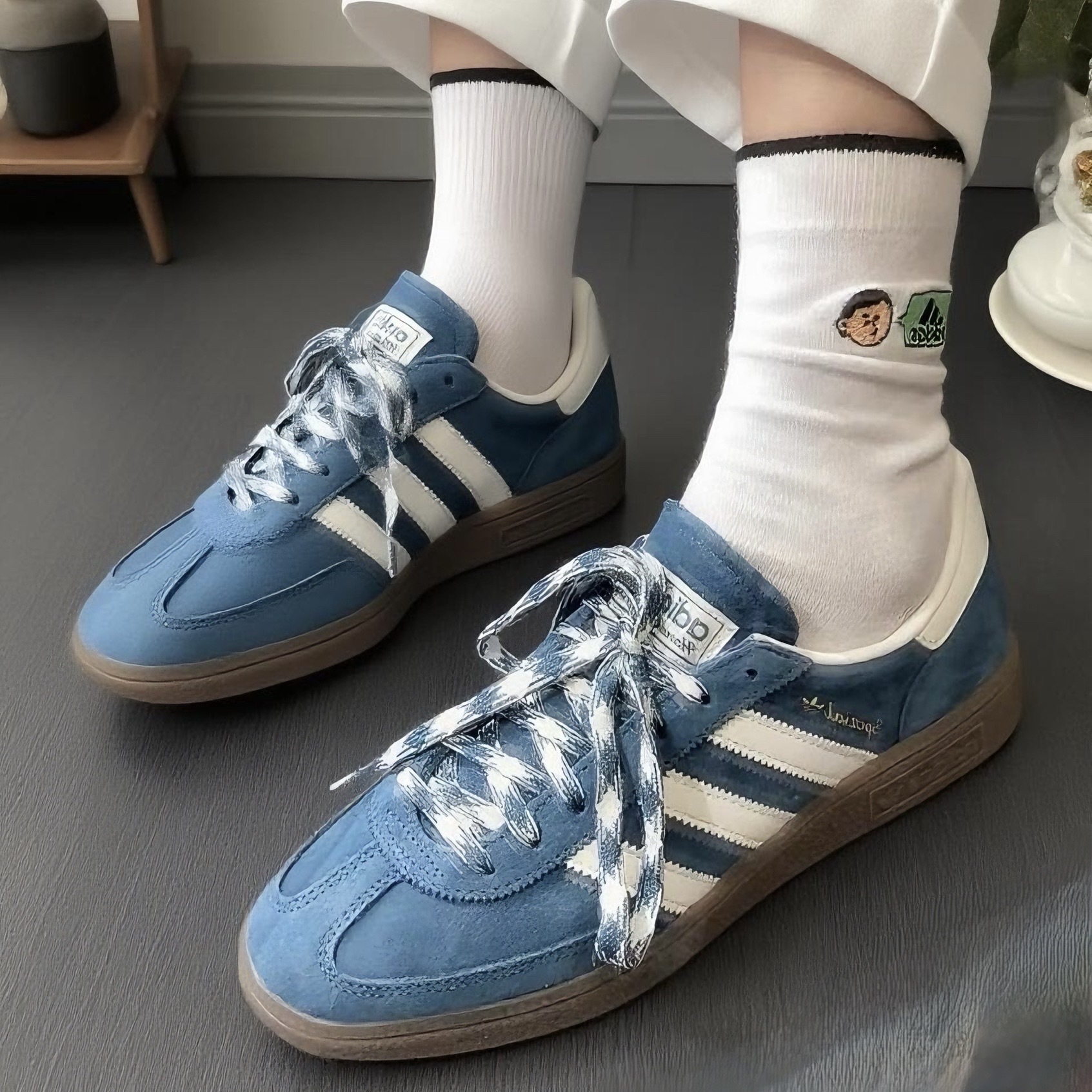 ADIDAS HANDBALL SPEZIAL 海軍藍 麂皮 復古 焦糖底 KI5941