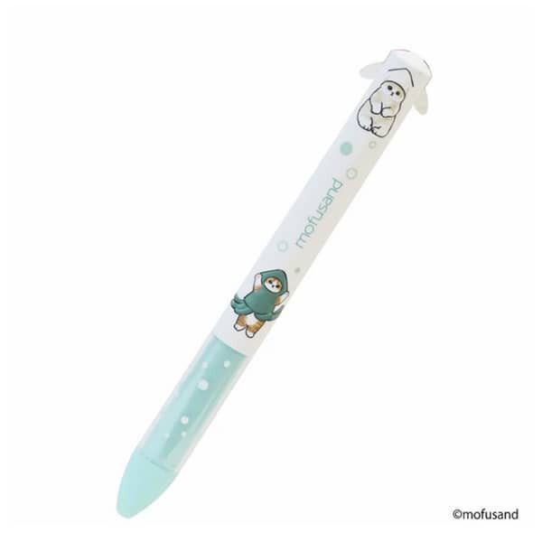 Mofusand 墨魚貓款 雙色原子筆(黑/紅色)日本製(平行進口)
