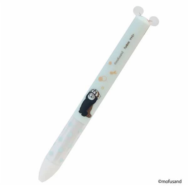 Mofusand 喜馬拉雅小熊貓款 雙色原子筆(黑/紅色)日本製(平行進口)