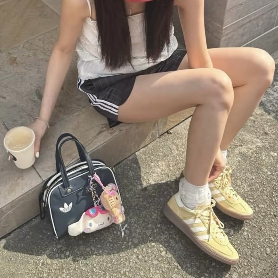 ADIDAS HANDBALL SPEZIAL 鵝黃 麂皮 復古 焦糖底 女鞋 KI5931