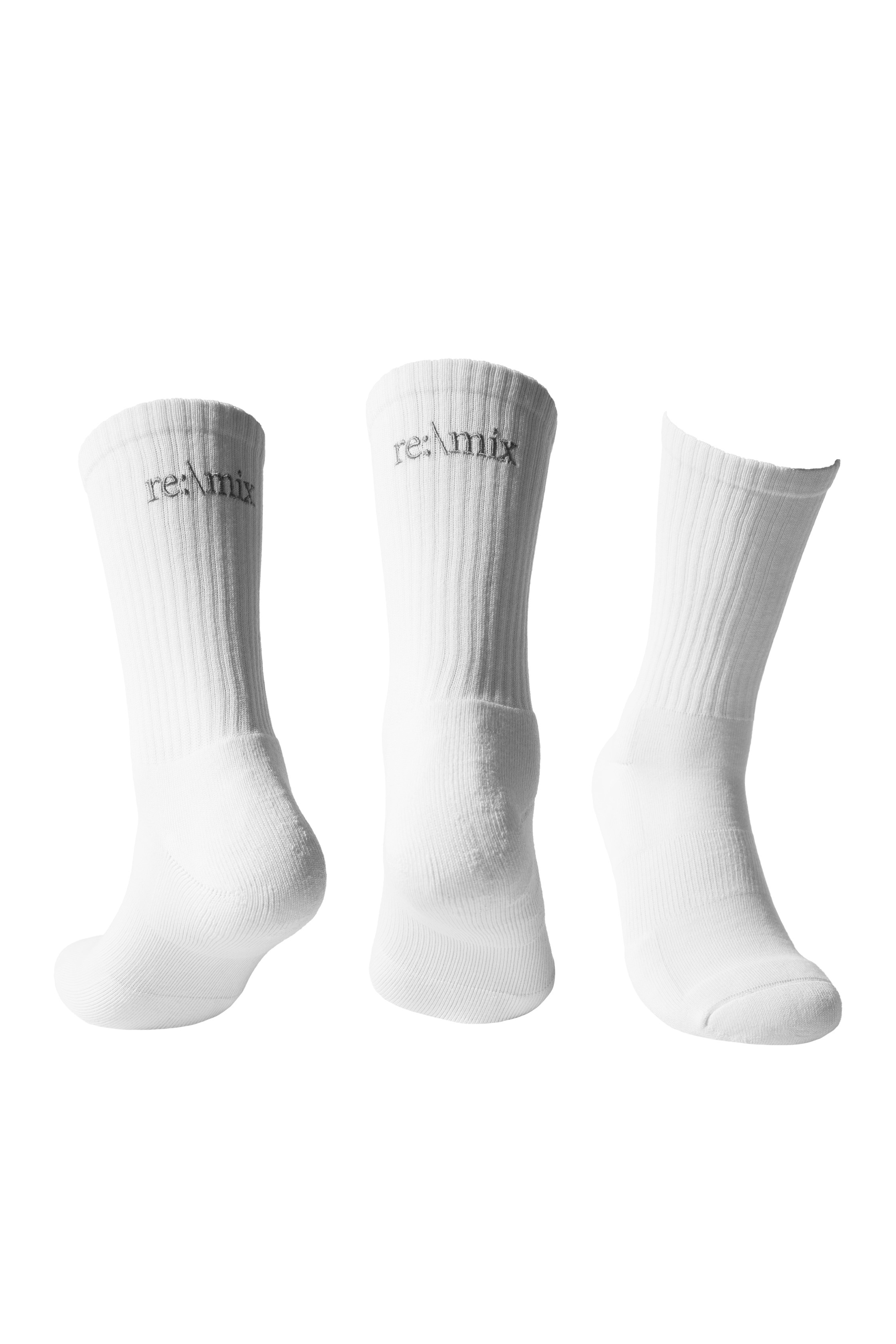 REMIX "The Cut Socks" (White)