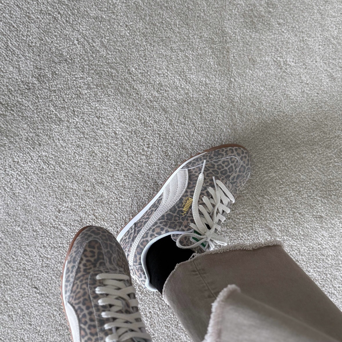 PUMA Arizona Leo 台灣未販售 豹紋 金標 焦糖底 復古 德訓鞋 40304501