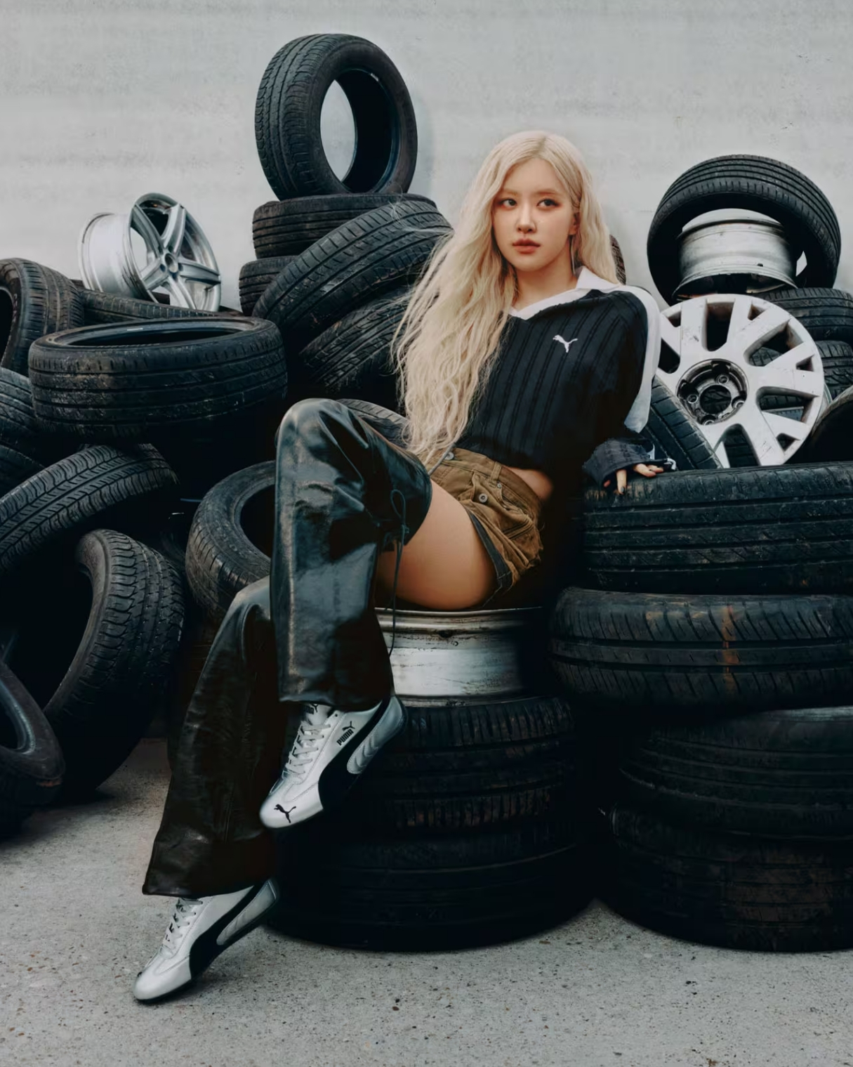 【逢甲 FUZZY】Puma Speedcat 賽車鞋 Rose著用款 銀黑 403689-01