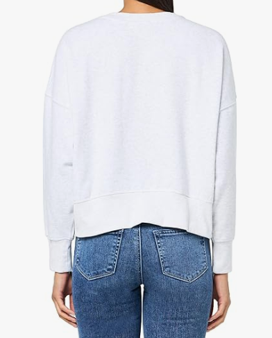 [S] DKNY OPTIC HTHR OMBRE SEQUIN LOGO PULLOVER, DP4T1071-OHR [FINAL SALE] (SD1304)