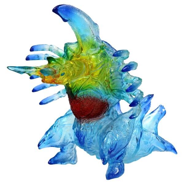 Middle-Size Series Gamera [7th] Giant Legion Microwave Shell Launch Form - Clear Blue Ver. 日本製