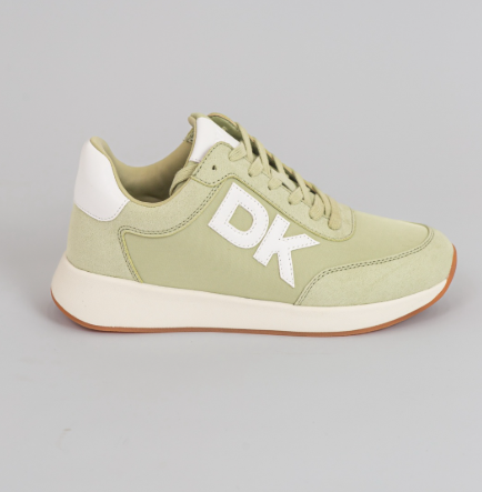 [S] DKNY OAKS LOGO LACE UP,FAUX SUE/NYLON CELADON CEL, K1472129-CEL [FINAL SALE] (SD1071)