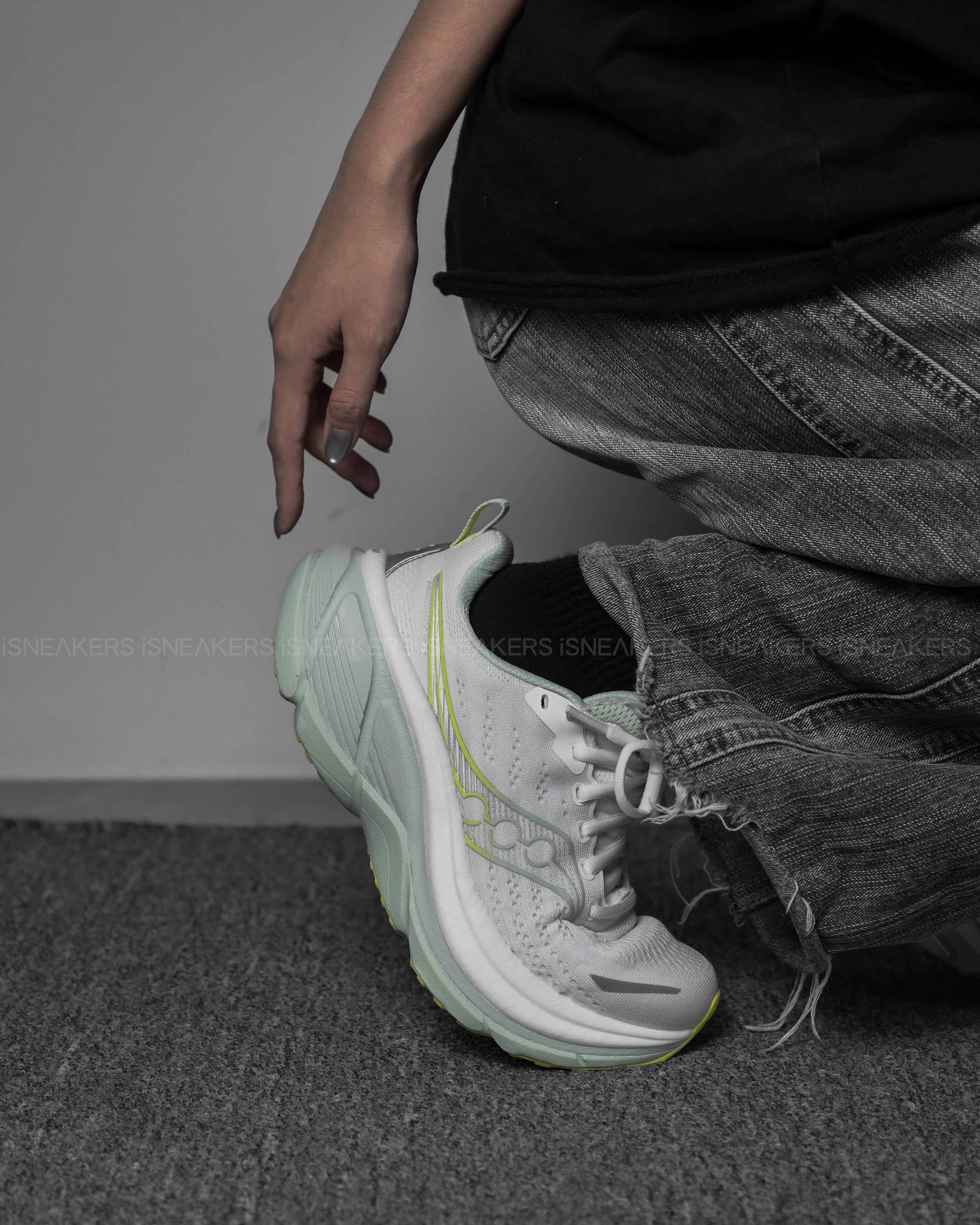 iSNEAKERS｜Saucony Hurricane 25 "White Green" 白綠 S11026-241