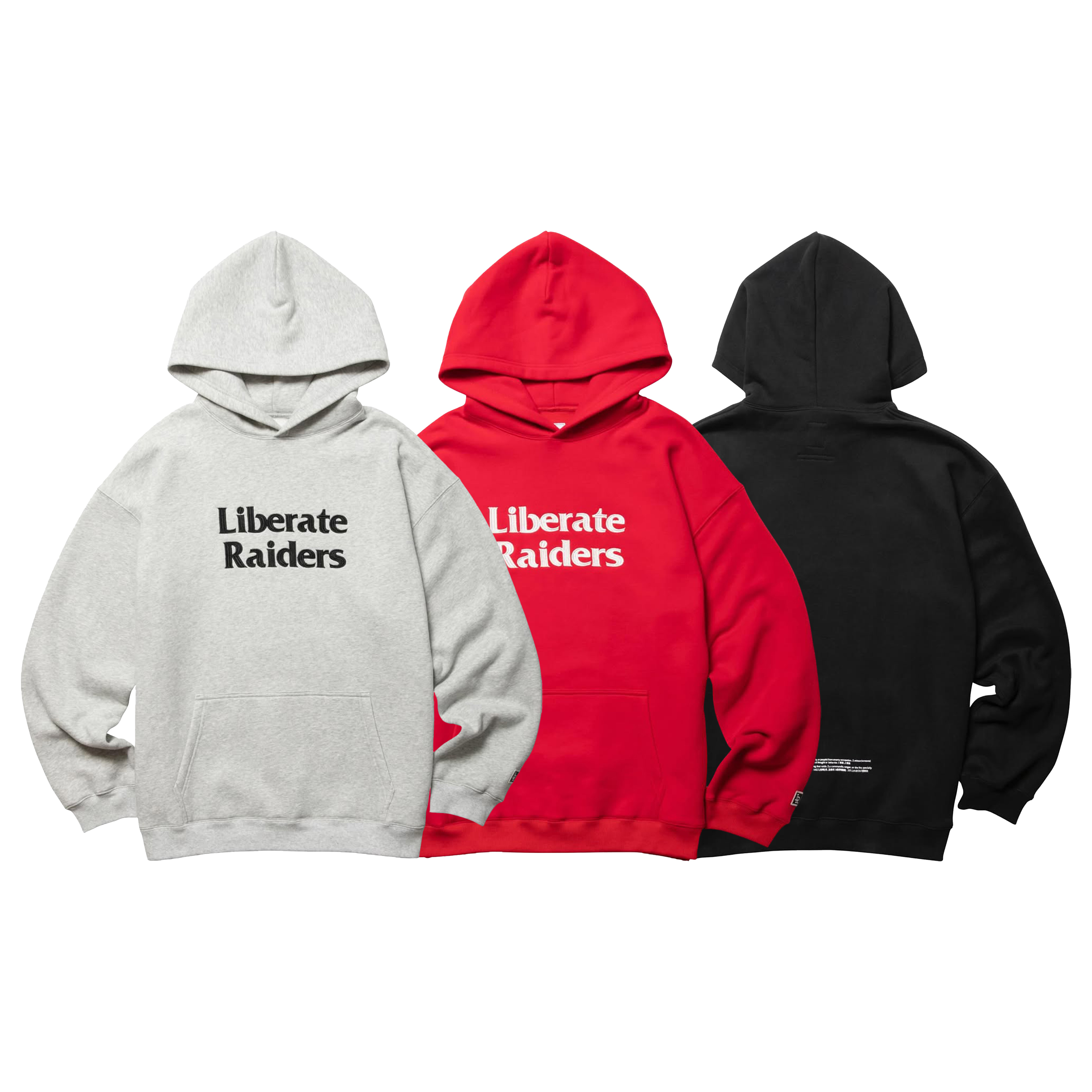 LIBERAIDERS 25F/W LR EMBROIDERY HOODIE