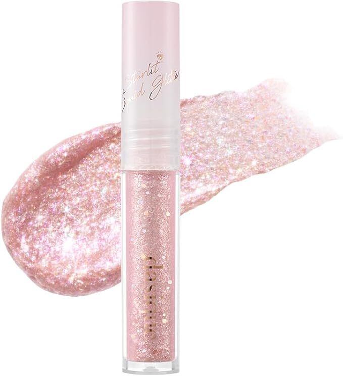[S] BEAUTY DASIQUE JEWEL LIQUID GLITT, 06 PINK CRYSTAL, 1PC, SBU520 (SBU520)