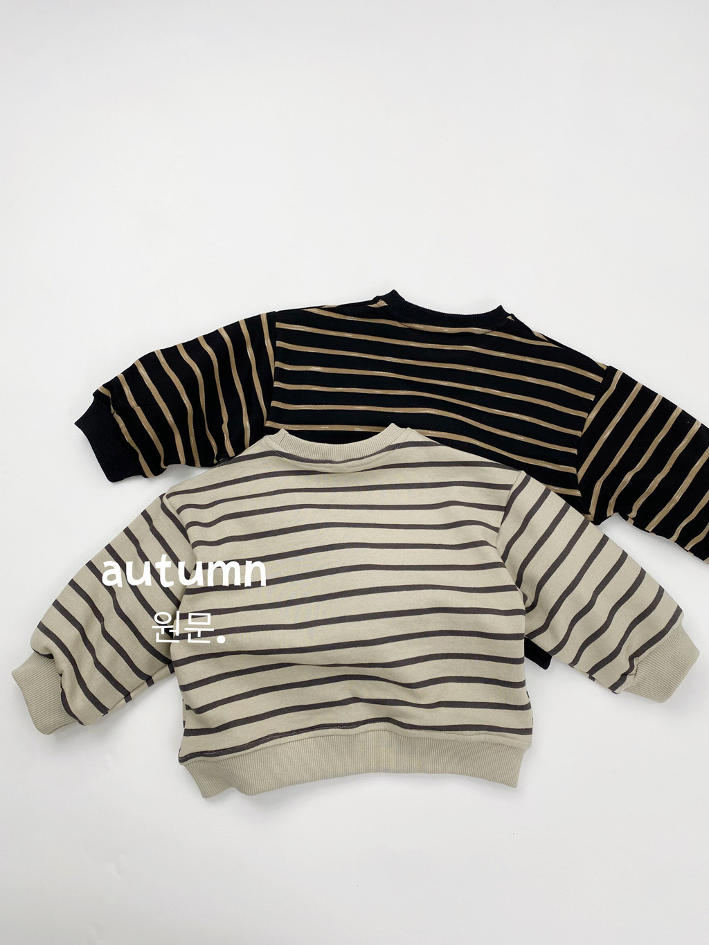 日系慵懶條紋口袋上衣