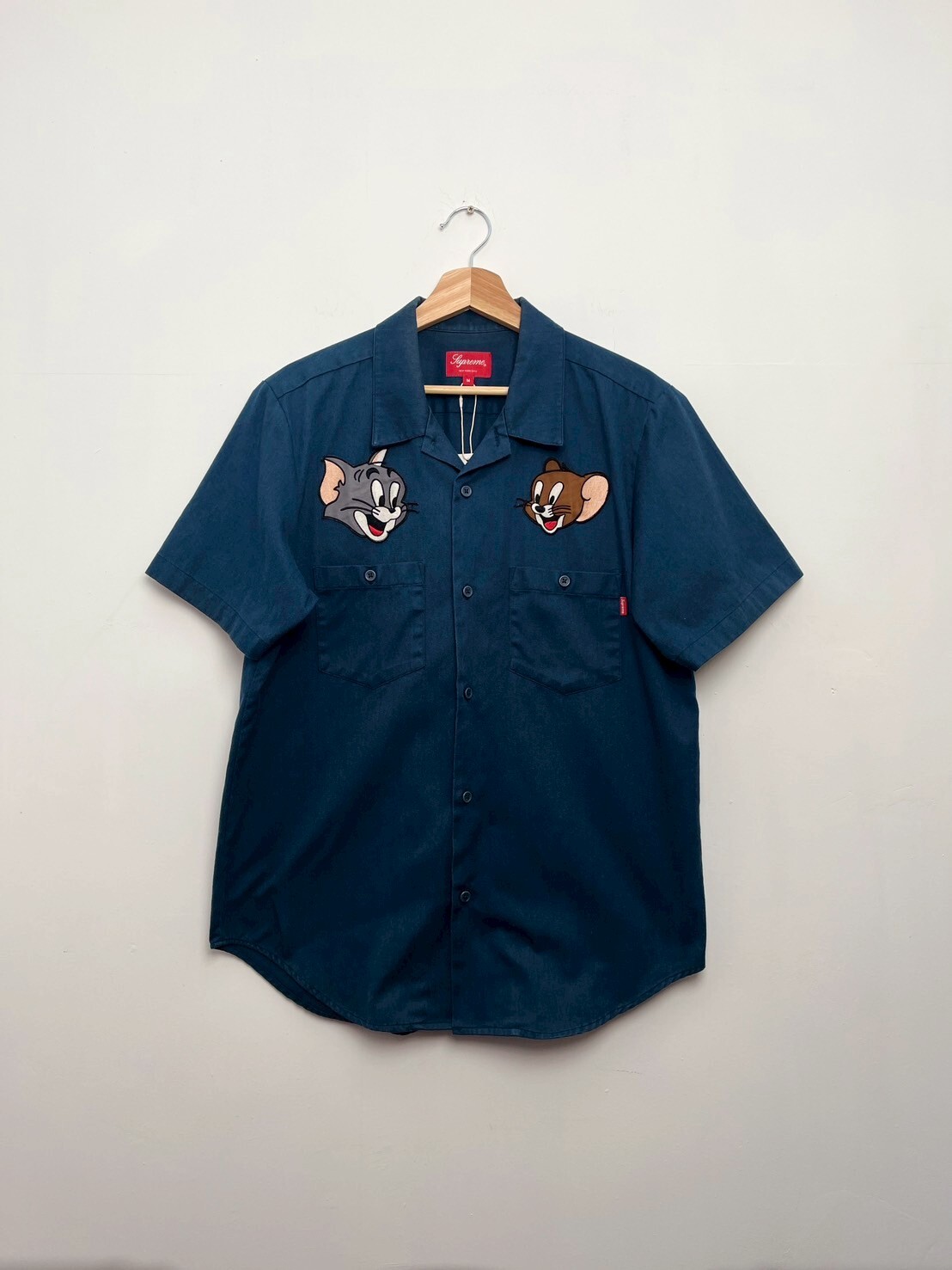 Supreme Tom & Jerry Work Shirt SIZE M