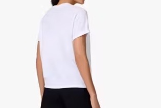 [S] KATE SPADE FRESH WHITE SPADE LOGO PRIDE TEE, KL557-100 (SKS1649)