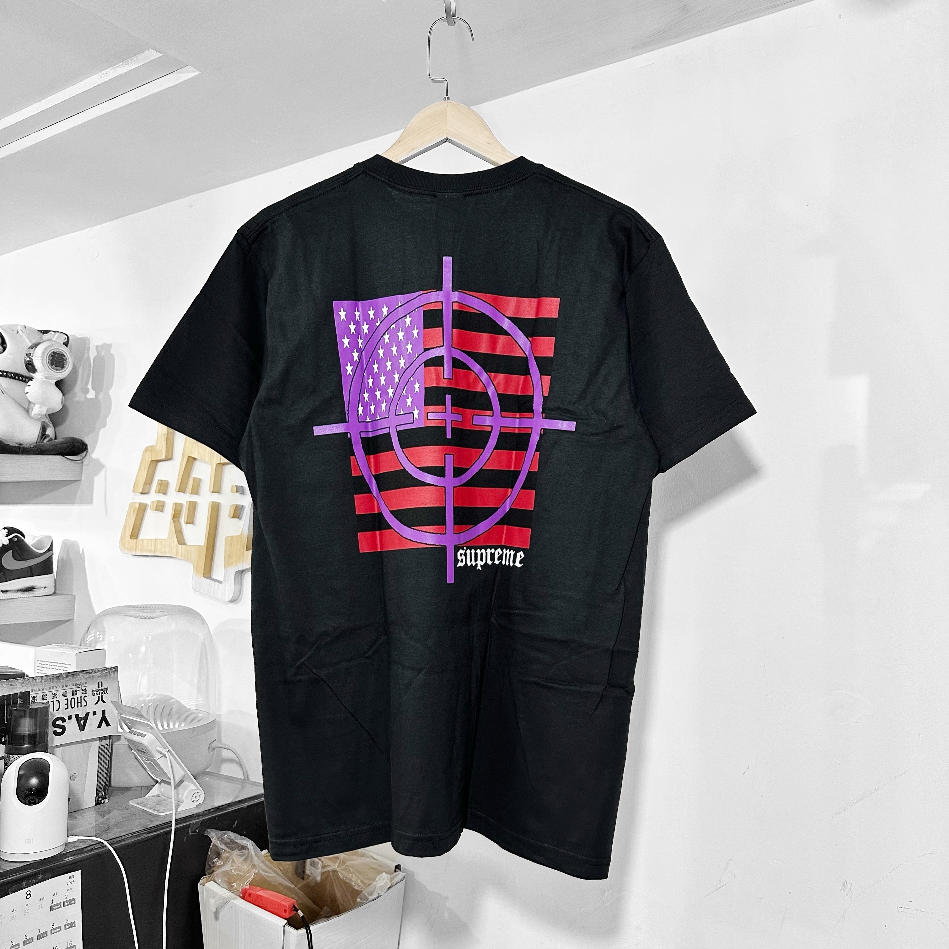 SUPREME  FW25 Target Tee  Black