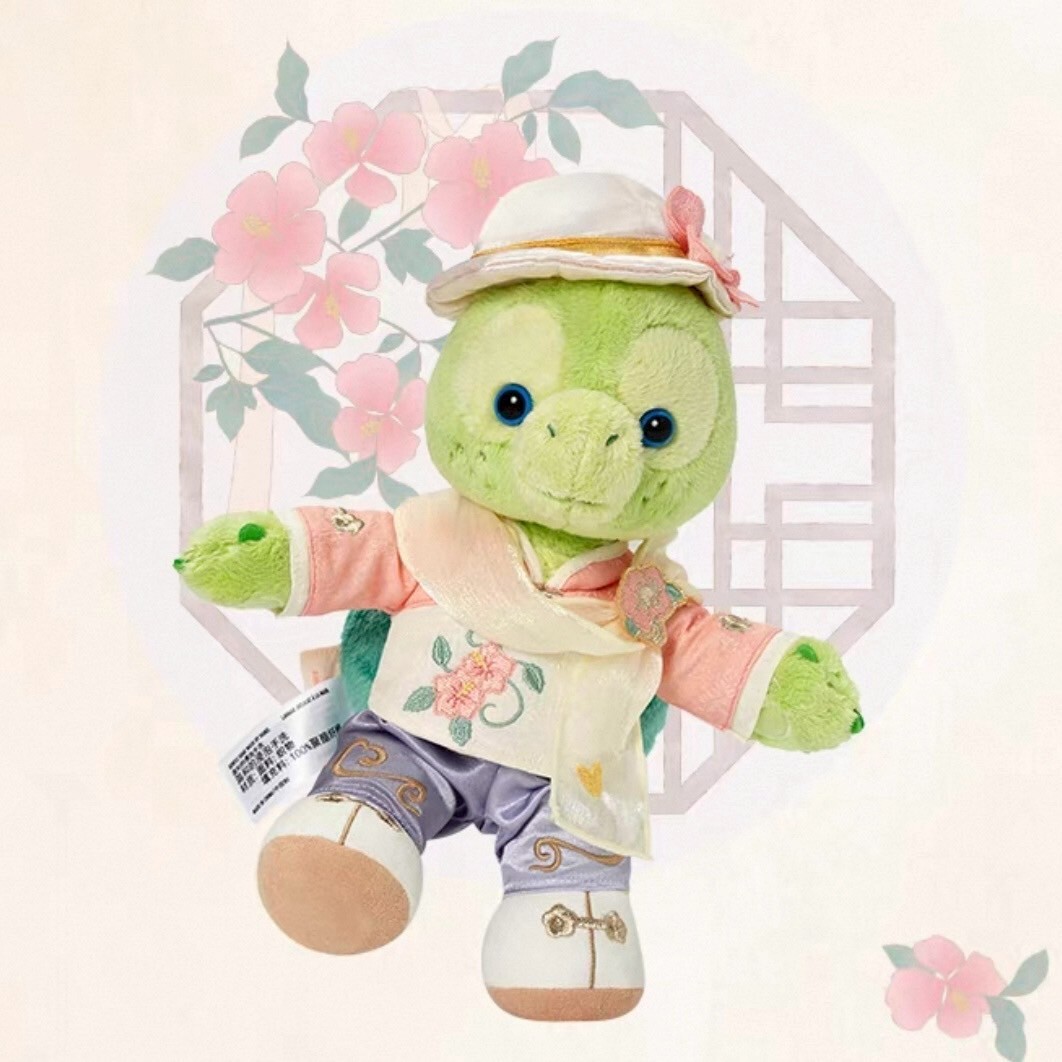 達菲和朋友們 花間綺夢系列 奧樂米拉 海龜 OluMel SS號 娃娃 玩偶 -上海迪士尼樂園