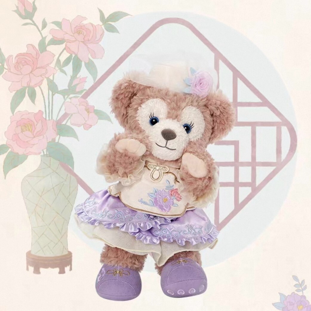 達菲和朋友們 花間綺夢系列 雪莉玫 ShellieMay SS號 娃娃 玩偶 -上海迪士尼樂園