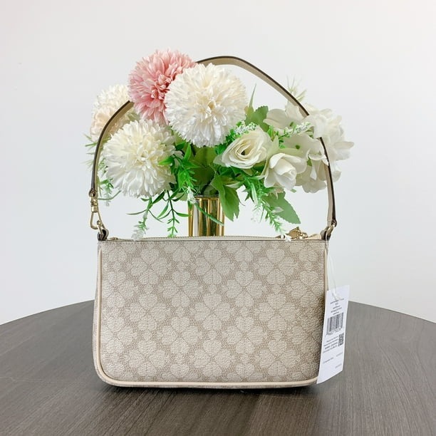 [S] KATE SPADE DARK BEIGE KI378 SPADE FLOWER SPADE FLOWER PVC, 196021502361 (SKS1633)