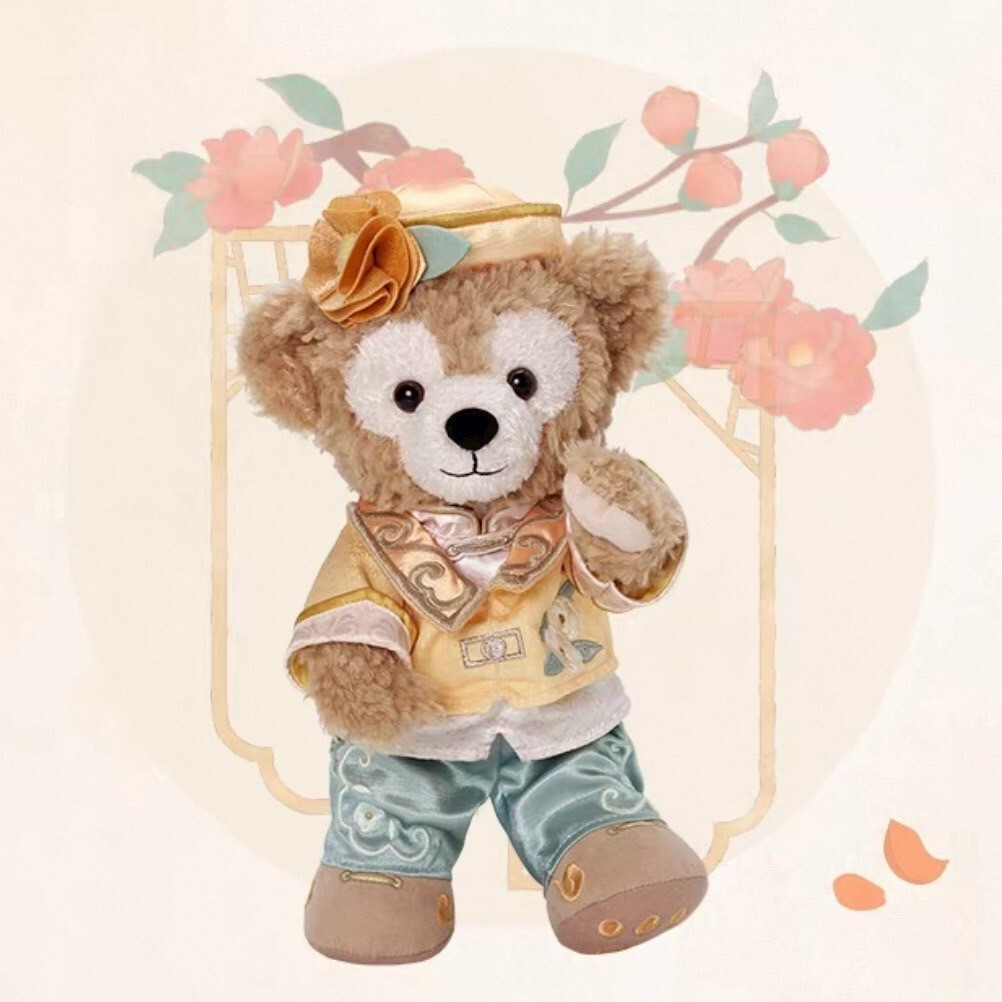 達菲和朋友們 花間綺夢系列 達菲 Duffy SS號 娃娃 玩偶 -上海迪士尼樂園