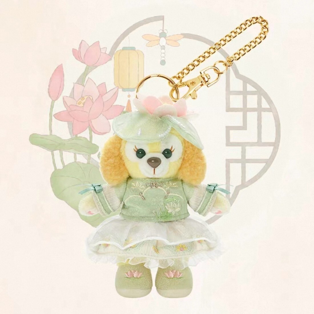 達菲和朋友們 花間綺夢系列 可琦安 餅乾 CookieAnn 鑰匙圈 吊飾 -上海迪士尼樂園