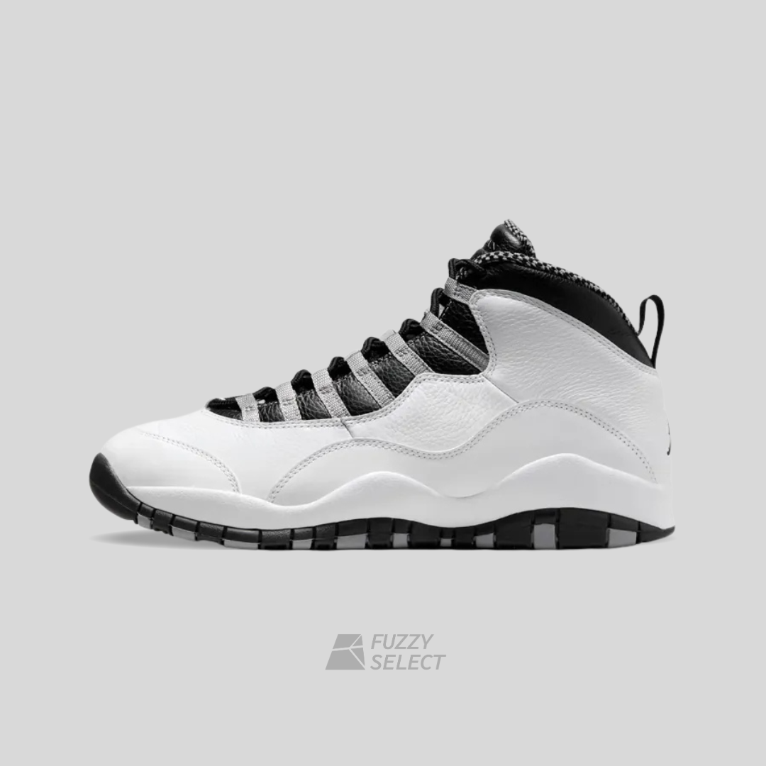 【逢甲 FUZZY】Air Jordan 10 "Steel" 鋼鐵 白黑 復刻 HJ6779-104