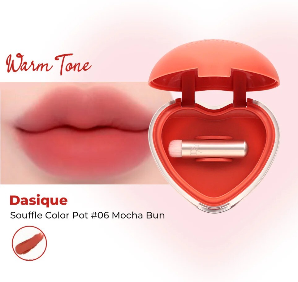 [S] BEAUTY DASIQUE SOUFFLE COLOR POT, 06 MOCHA BUN, 6.5G, SBU491 (SBU491)