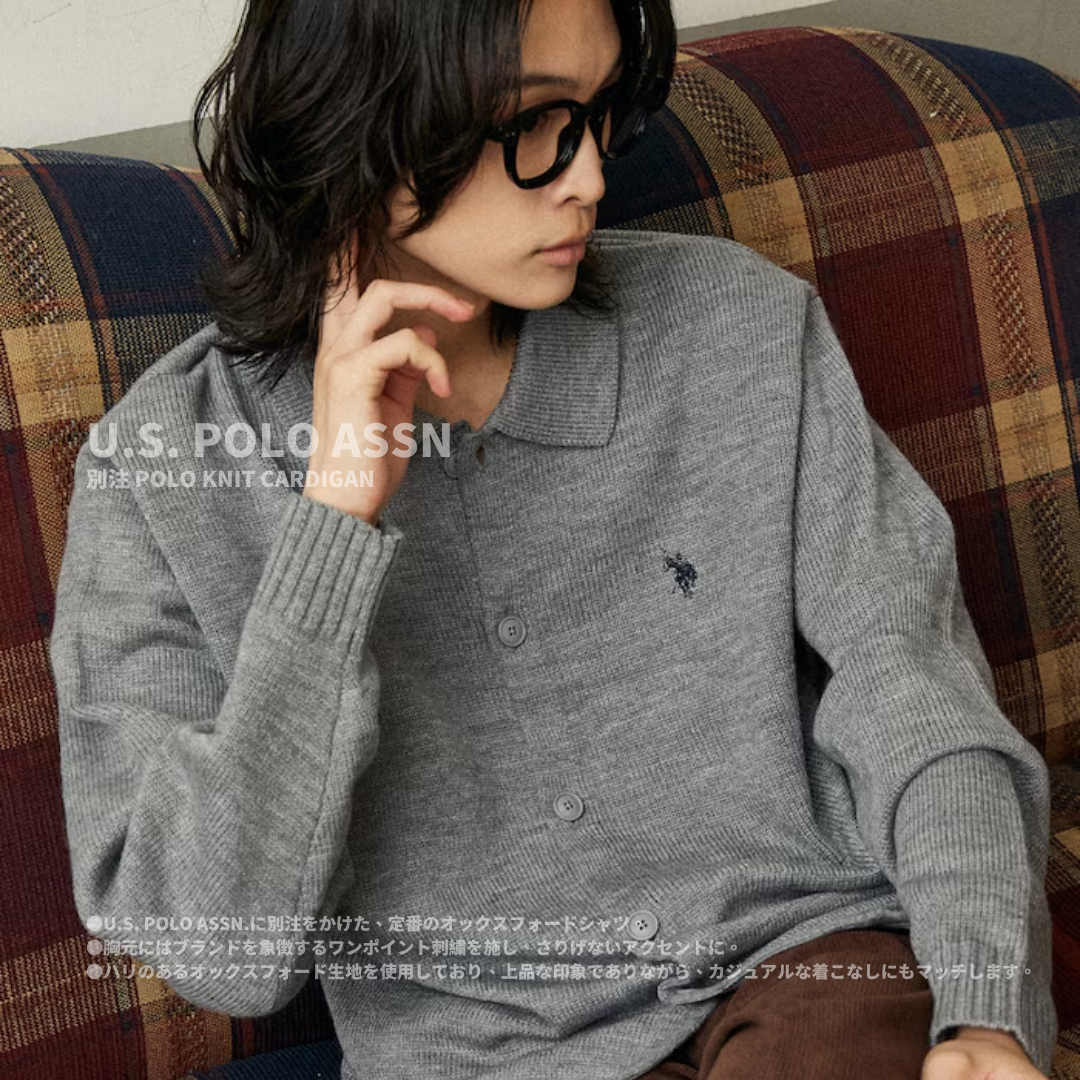 "代購" U.S. POLO ASSN. 25AW 立領 針織衫
