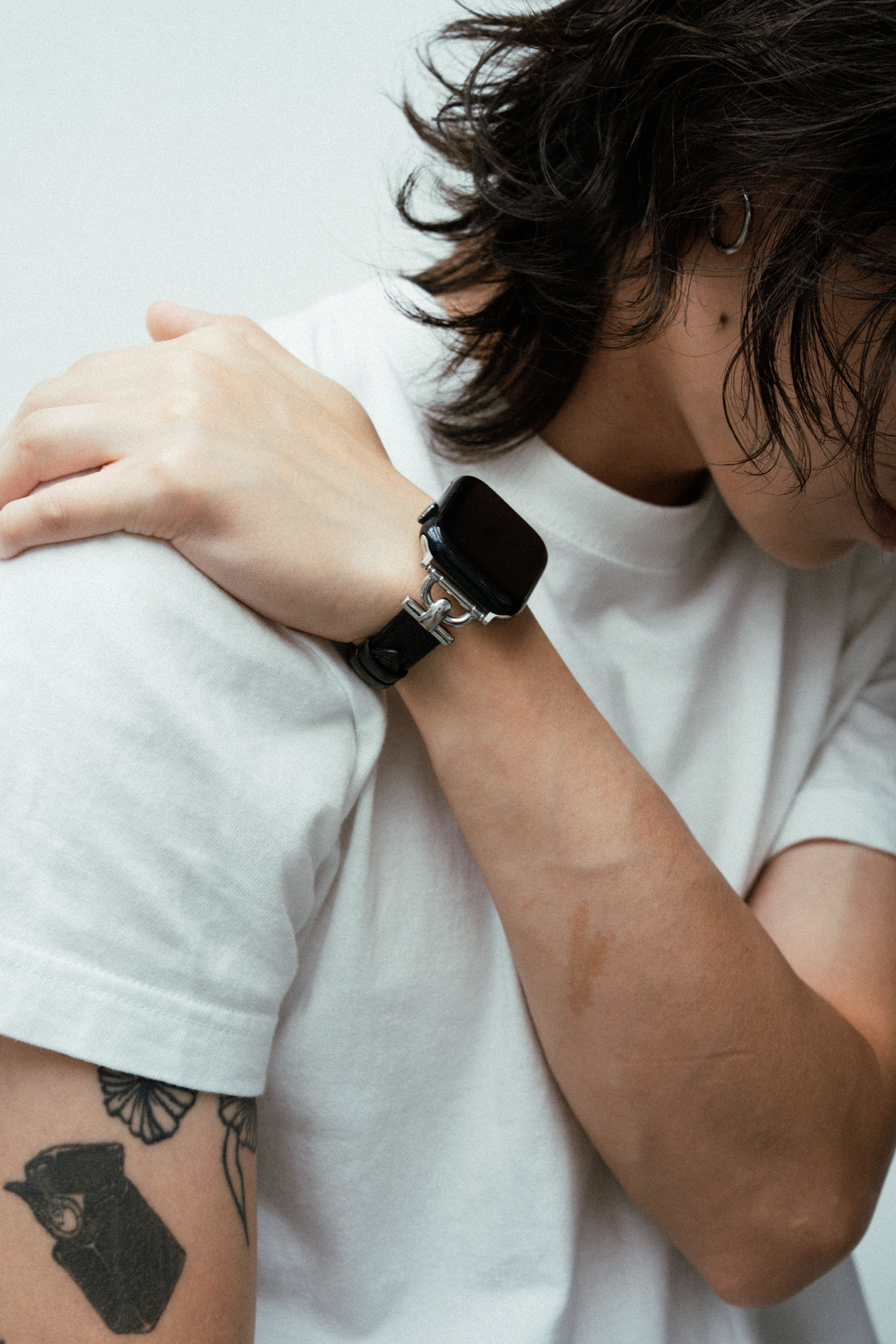 【BLUZ】編紋皮革錶帶（Apple Watch）