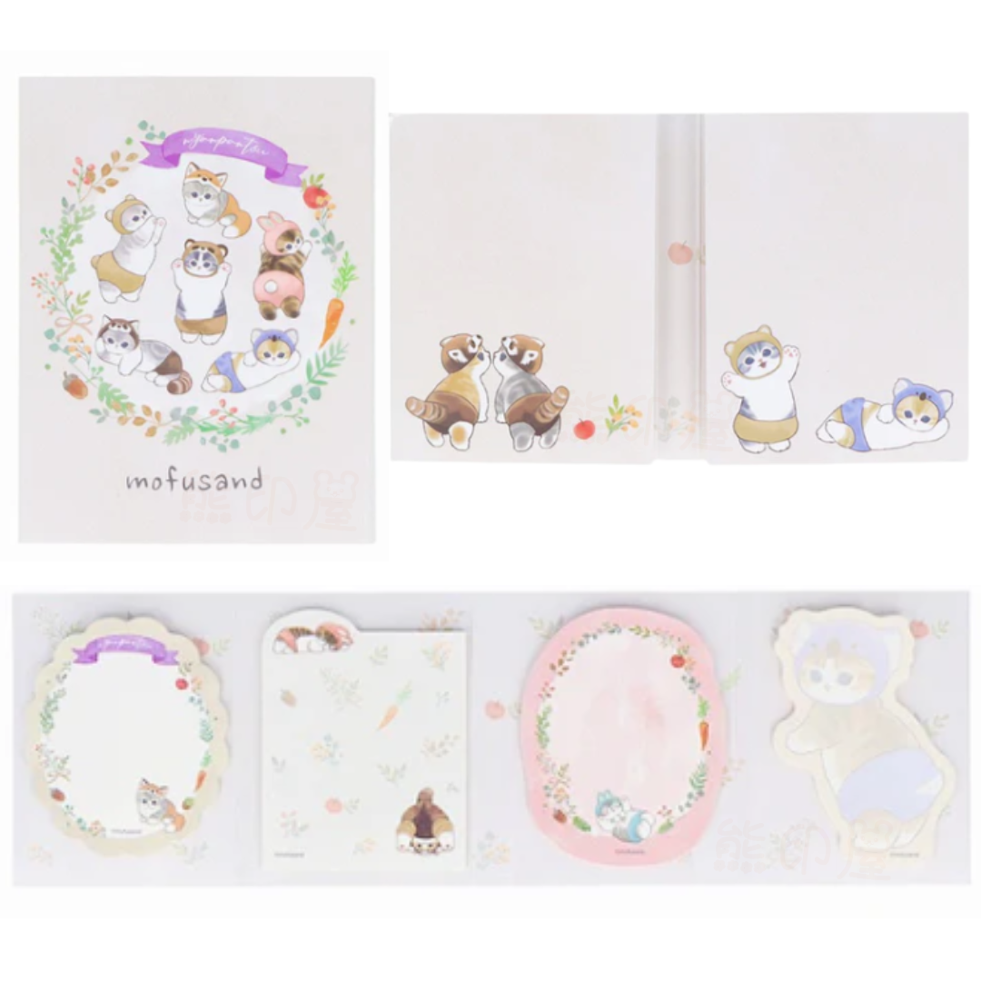 Mofusand動物款便利貼備忘錄Memo