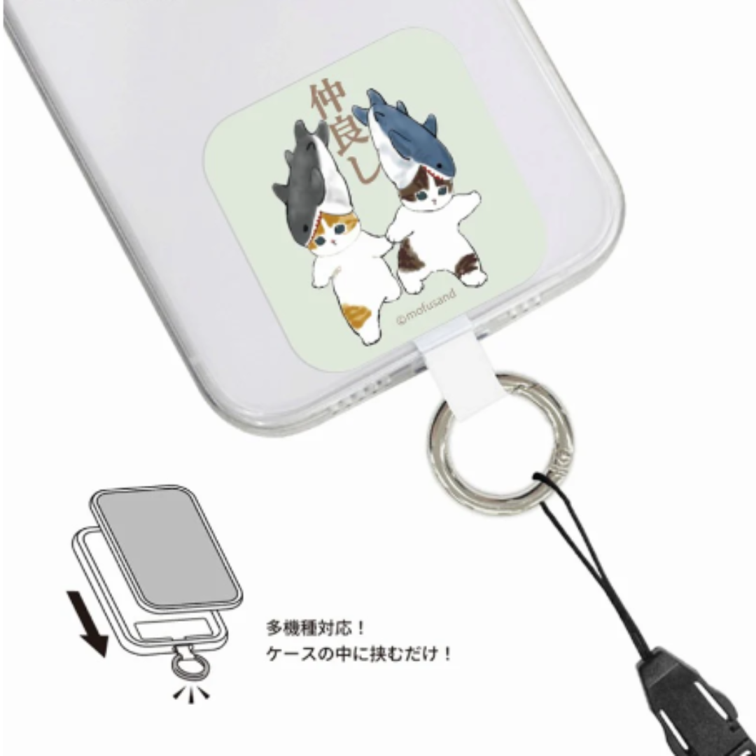 Mofusand 鯊魚款MultiRing手機圈/手機環