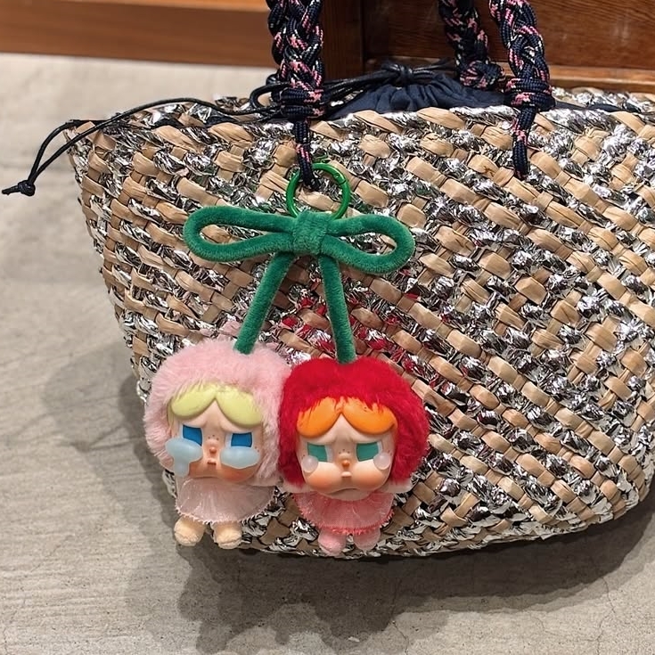 POP MART 泡泡瑪特 Cry Baby 甜在一起 櫻桃 吊飾 蝴蝶結 櫻桃吊飾