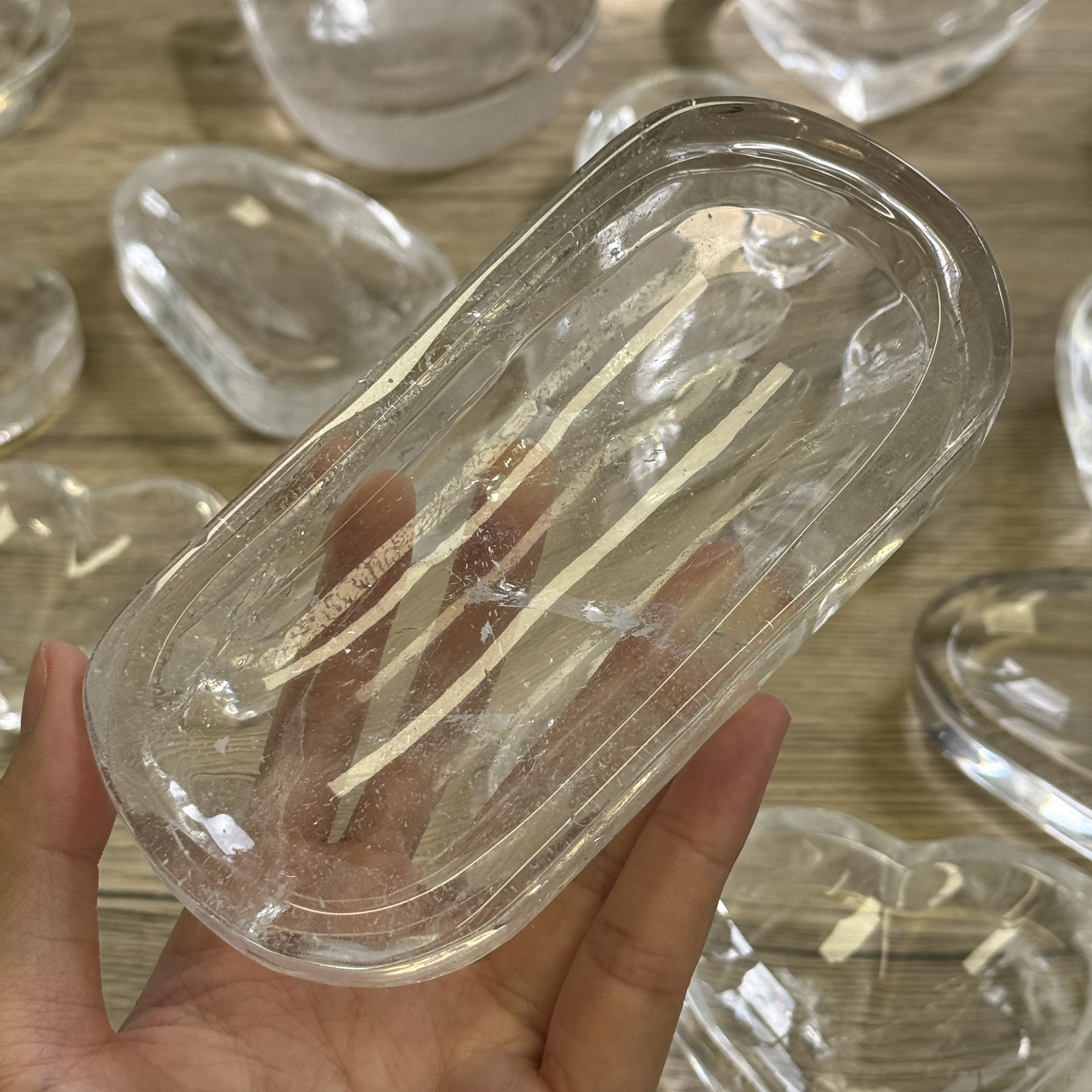 高品質白水晶碟  WD2082