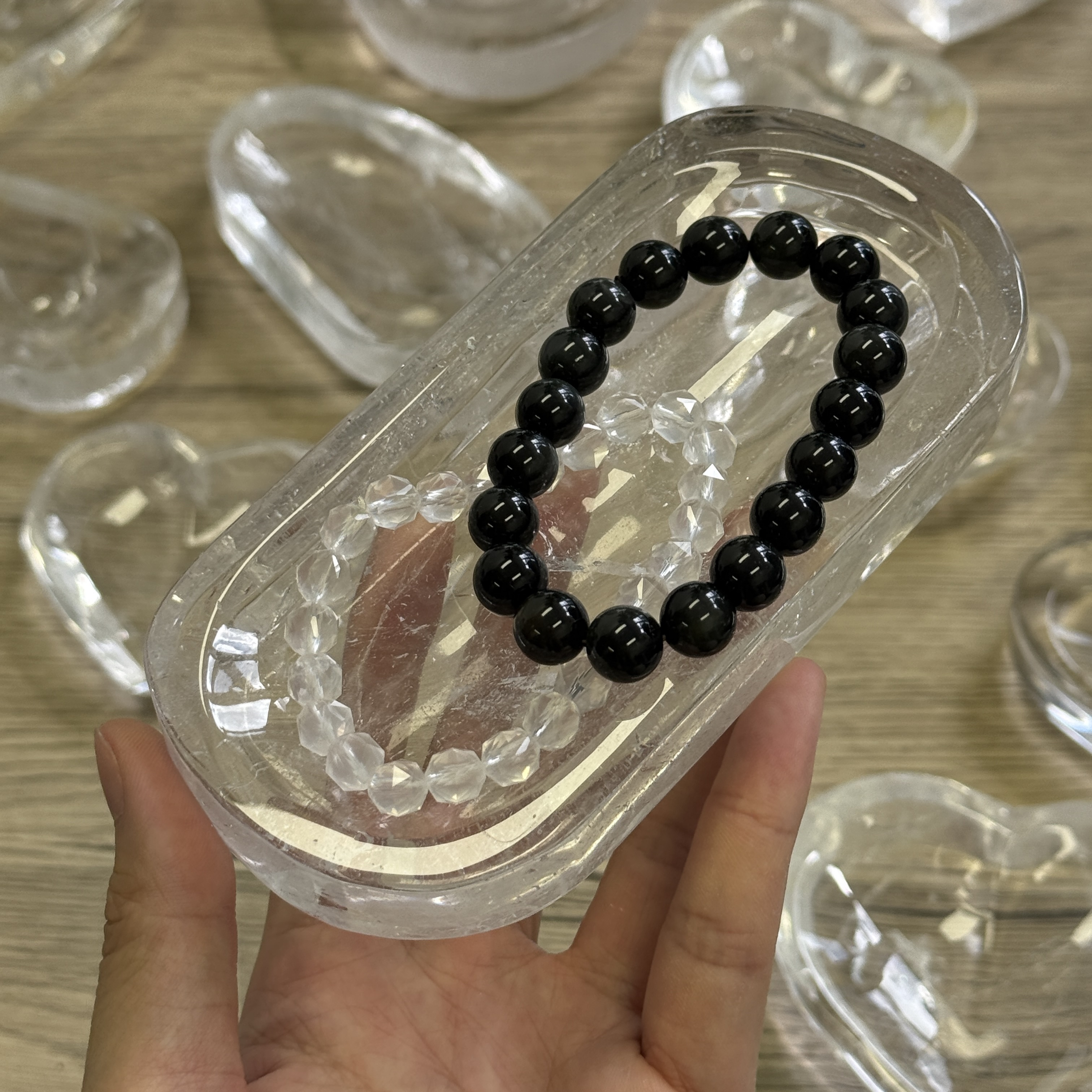 高品質白水晶碟  WD2082