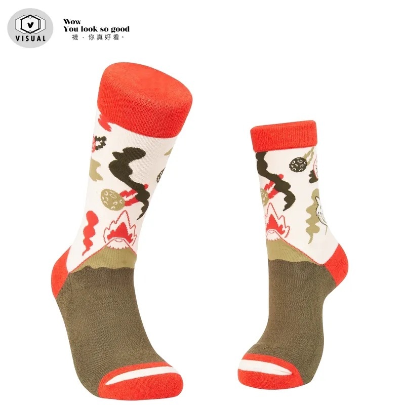 【VISUAL】恐龍樂園【軟綿綿｜護底襪】