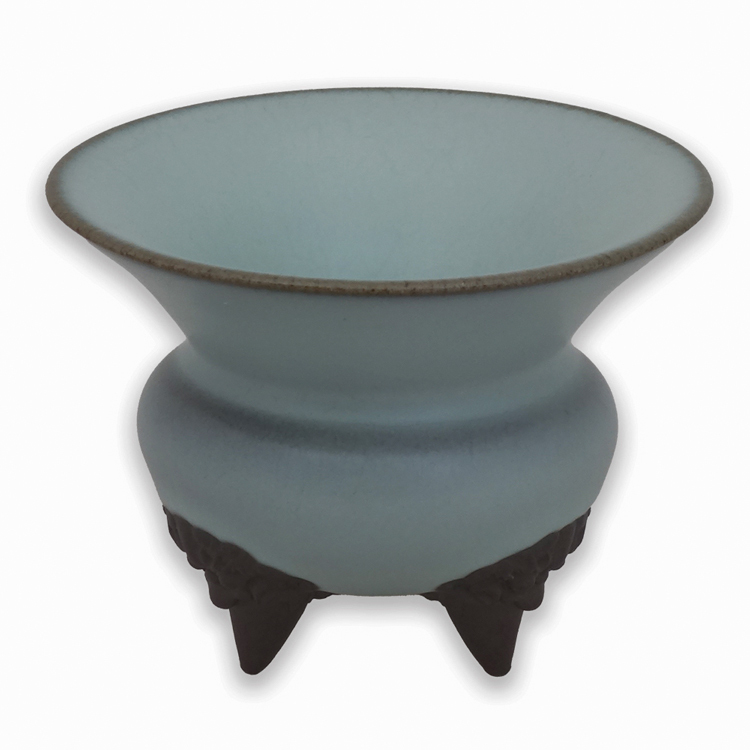 鹿港窯禮品館│茶道-創意茶杯-樽龍杯-汝窯-銅紅-鈞窯