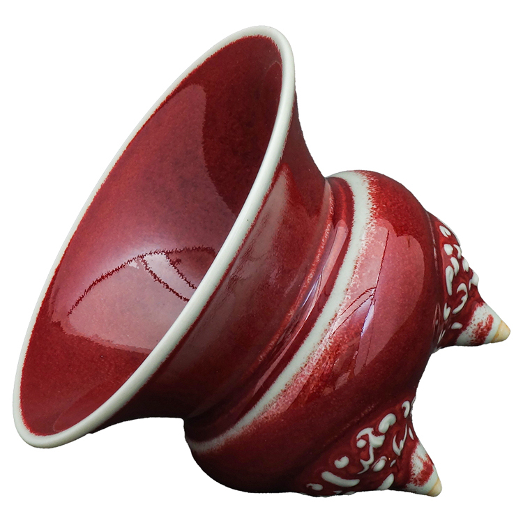 鹿港窯禮品館│茶道-創意茶杯-樽龍杯-汝窯-銅紅-鈞窯