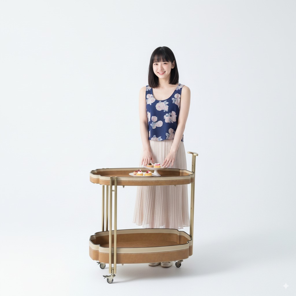 【預購系列】 手推餐車 FC007