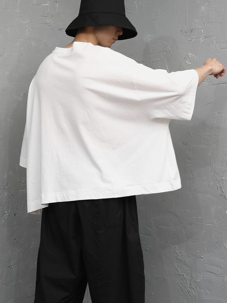 寬鬆飛鼠袖短袖T卹