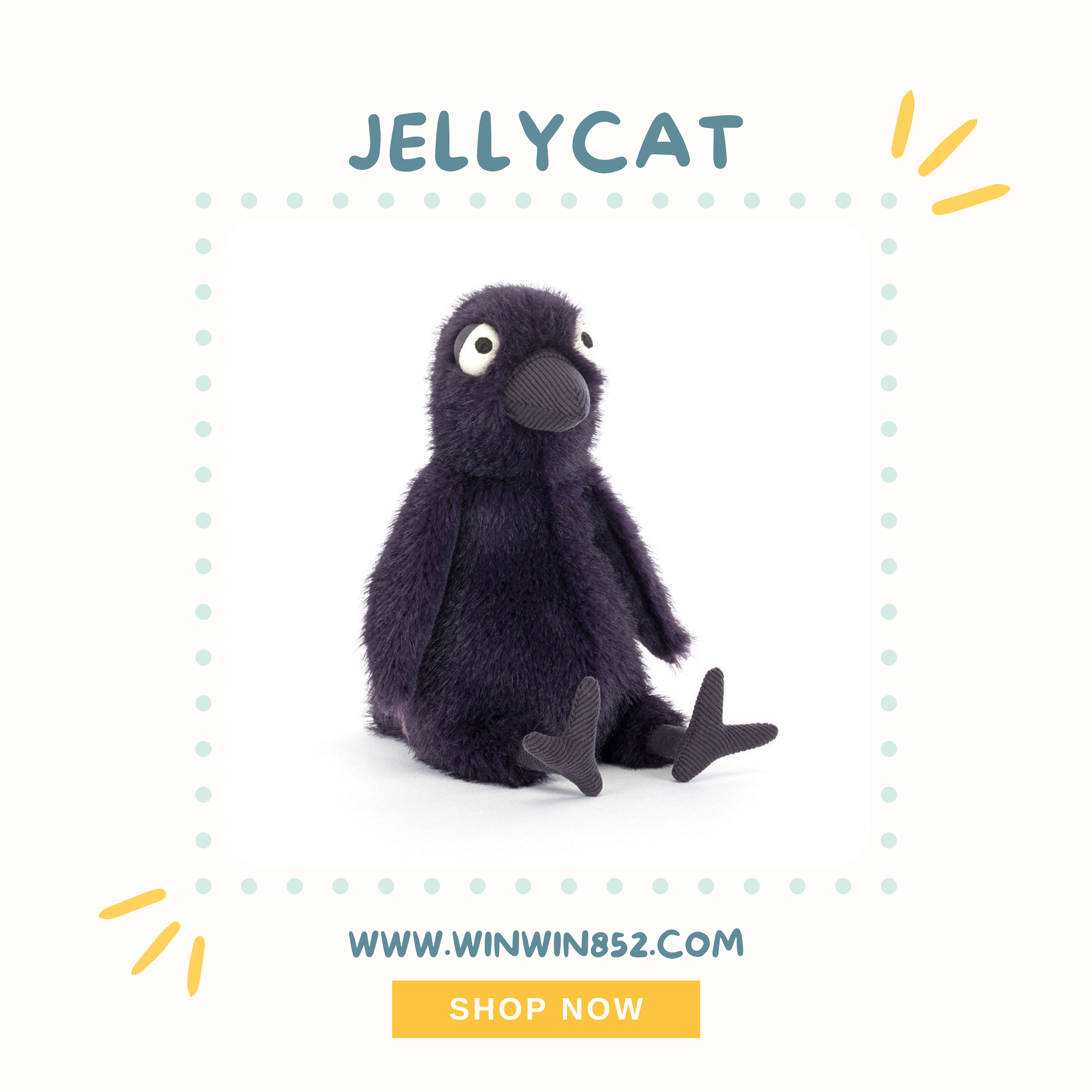 Jellycat Hocus Crow