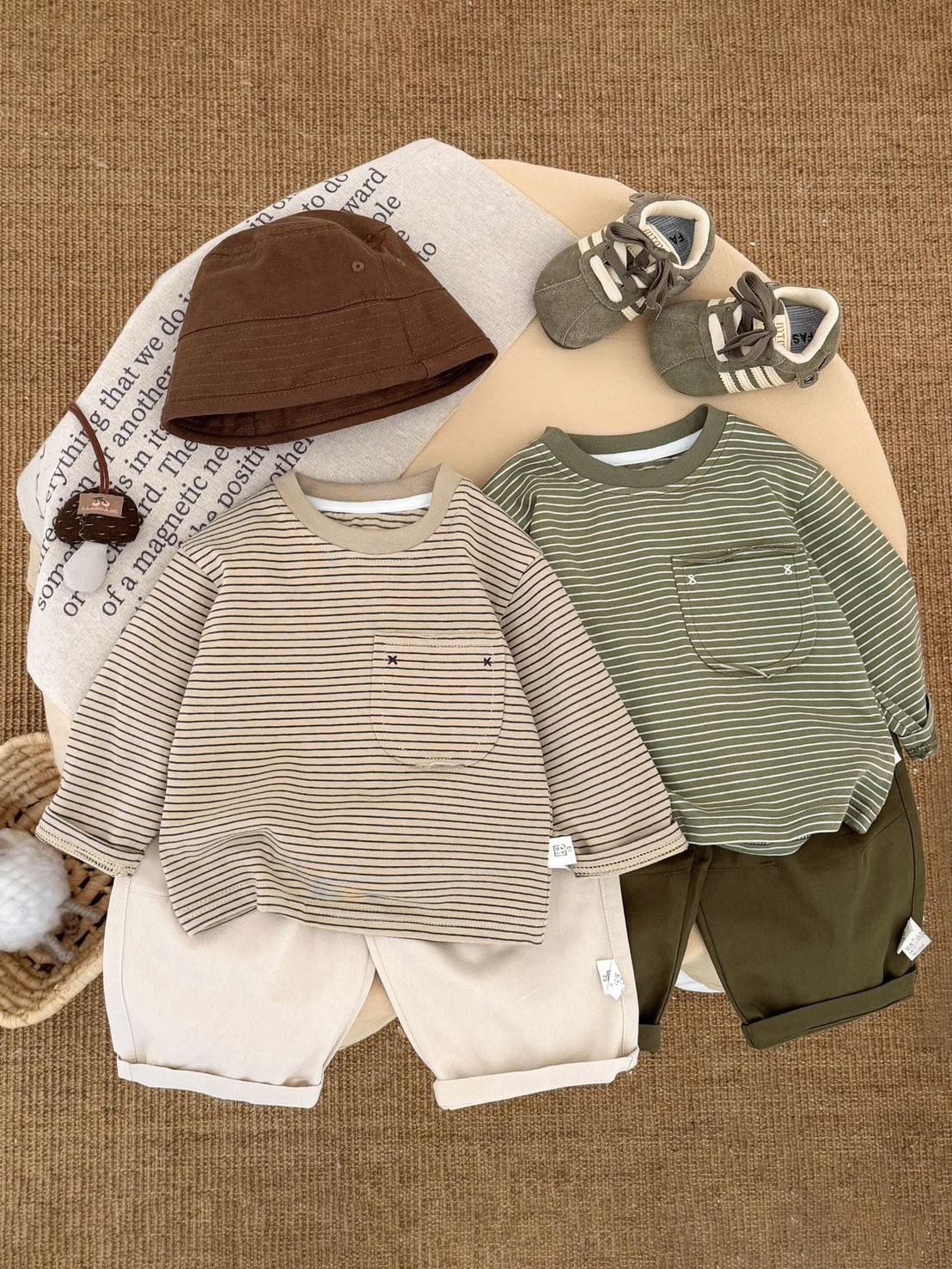 簡約條紋百搭上衣