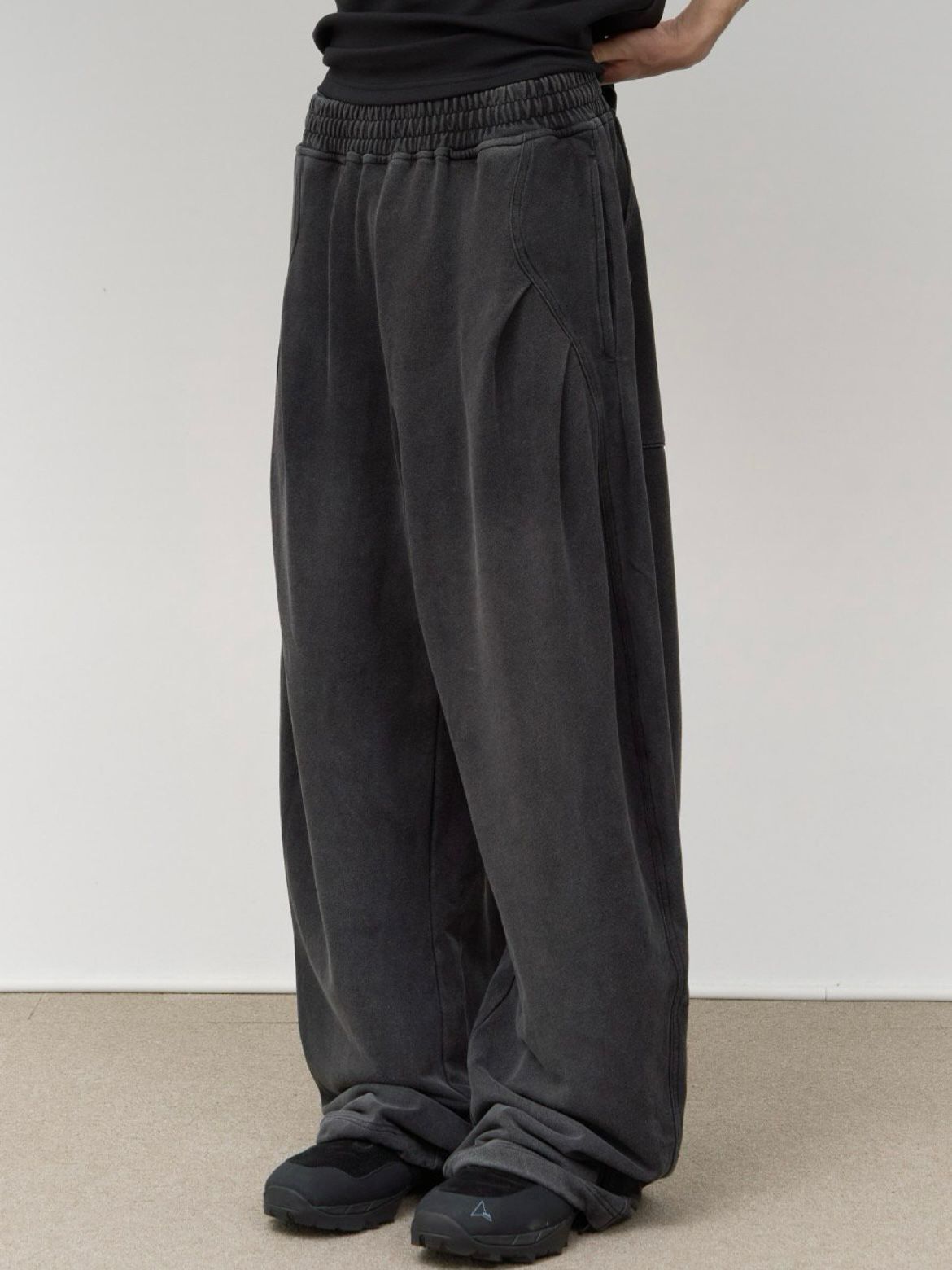 洗水淨色運動褲 P3178