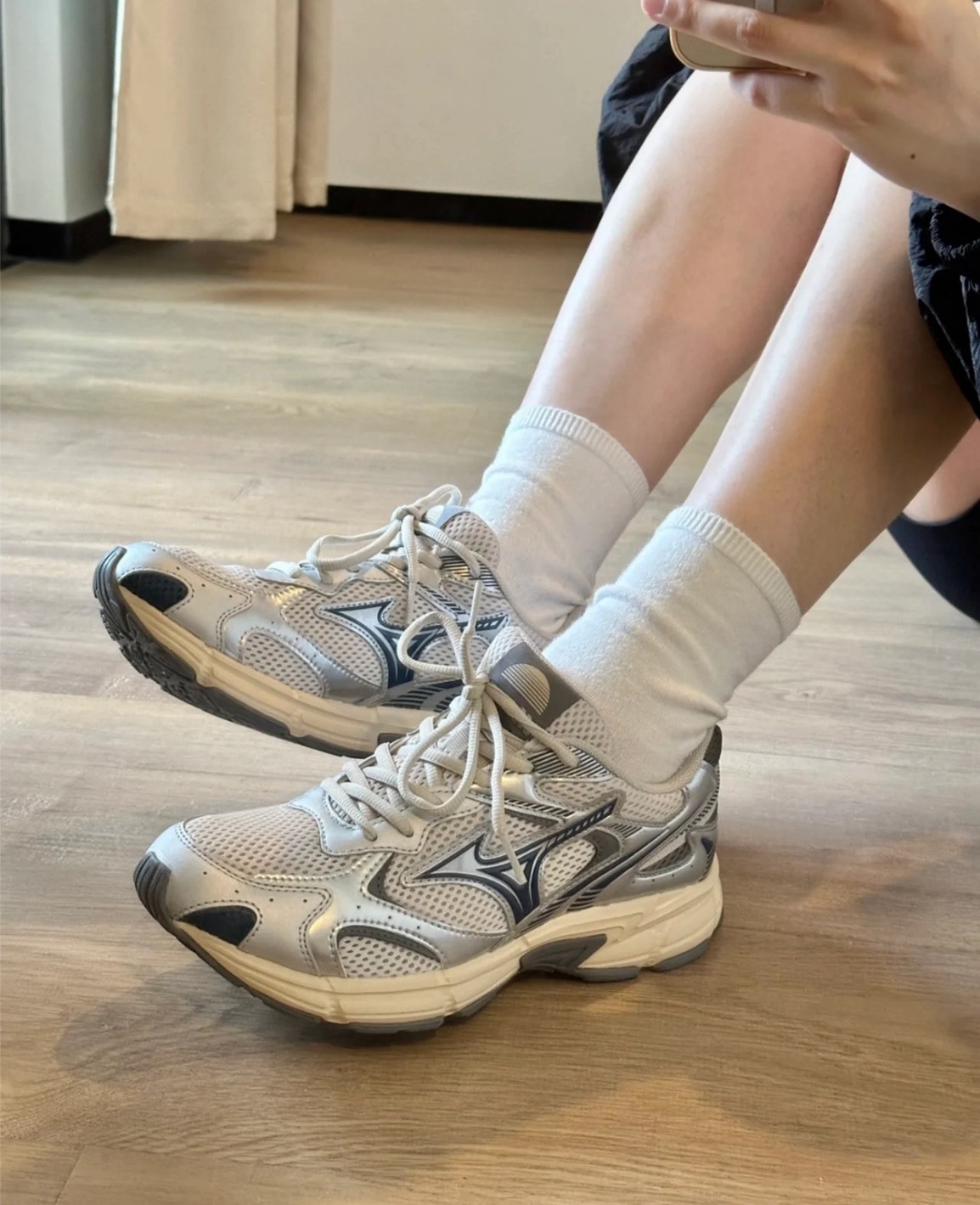 【現貨】MIZUNO Cyclone Speed 2k 美津濃 復古鞋 銀灰色 D1GH222913